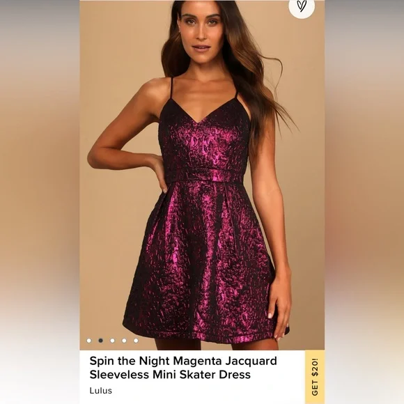 Lulus | Dresses | Lulus Spin The Night Magenta Jacquard Sleeveless Mini Skater Dress Size Medium | Poshmark Lulus | Dresses | Lulus Spin The Night Magenta Jacquard Sleeveless Mini Skater Dress Size Medium | Poshmark